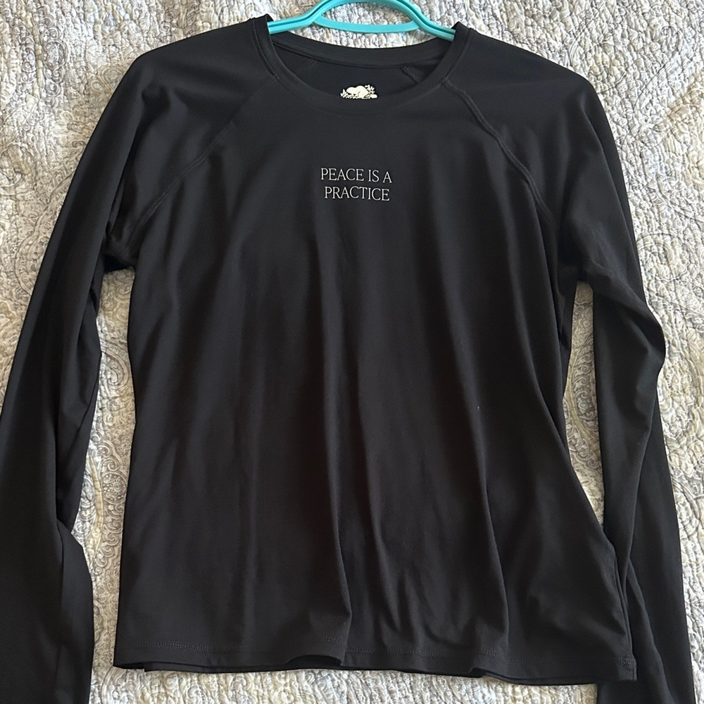 Roots Black Long Sleeve Women's Tee